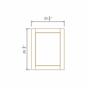 14 Natural Wood - Base Decorative Panels 24"