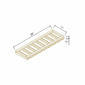 Wall Glass Hangers 36''