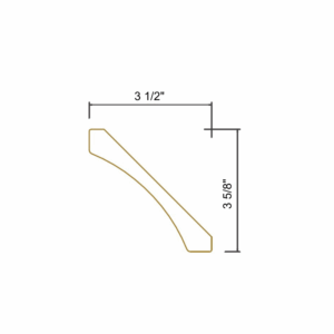 COV NAVY BLUE Navy Blue - Cove Molding Tall