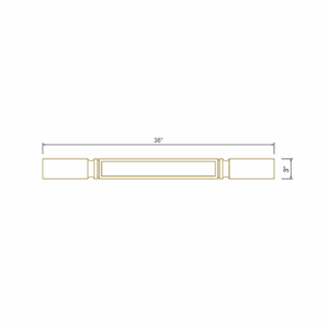 Square Decorative Leg