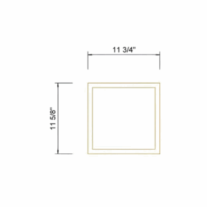 12" H Wall Deco Door Panel 12