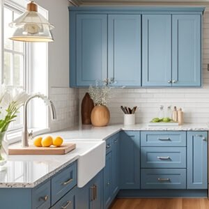 Blue Shaker - Vanity Drawer Base