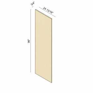 Euro Matt Blue - Refrigerator End Panel