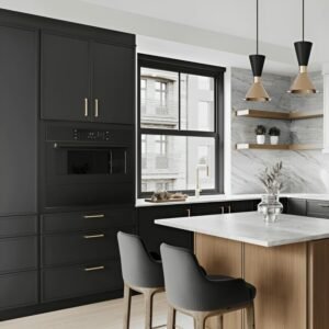 slim charcoal black karuzela Slim Charcoal Black - Base Drawer Cabinets